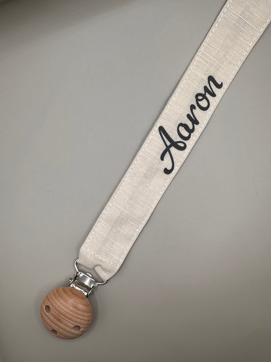 Attache tétine tissu