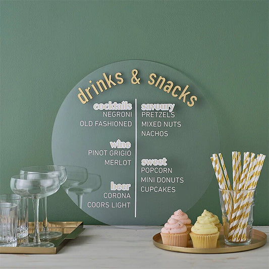 Présentoir menu